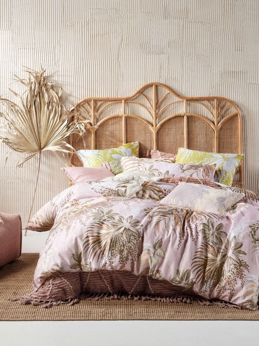 Linen House Quilt Cover LINEN HOUSE HARLOW PINK QUILT COVER SET