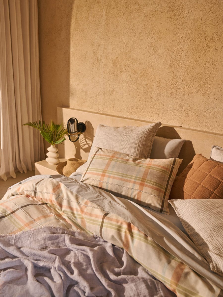 Linen House Quilt Cover LINEN HOUSE HAZELWOOD | NECTAR QUILT COVER