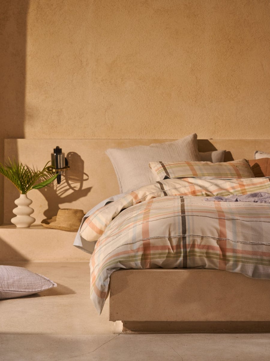 Linen House Quilt Cover LINEN HOUSE HAZELWOOD | NECTAR QUILT COVER