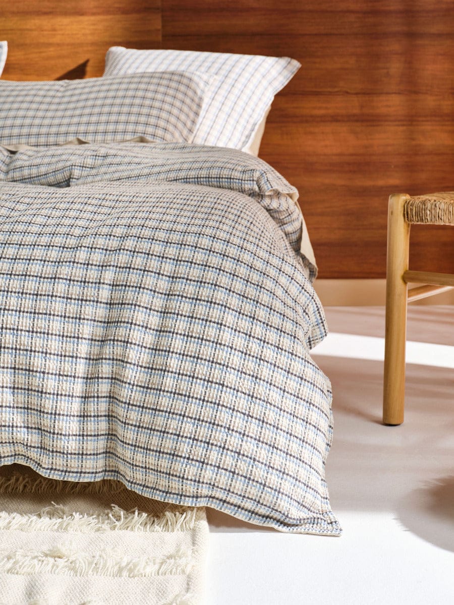 Linen House Quilt Cover LINEN HOUSE HIGHLAND QUILT COVER SET - INK
