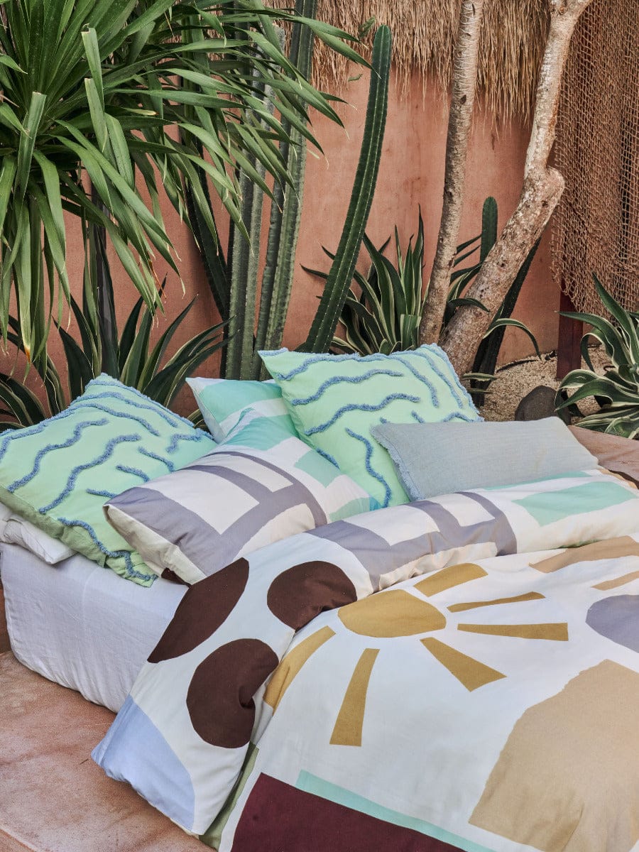 Linen House Quilt Cover LINEN HOUSE KIAMA | SKY QUILT COVER