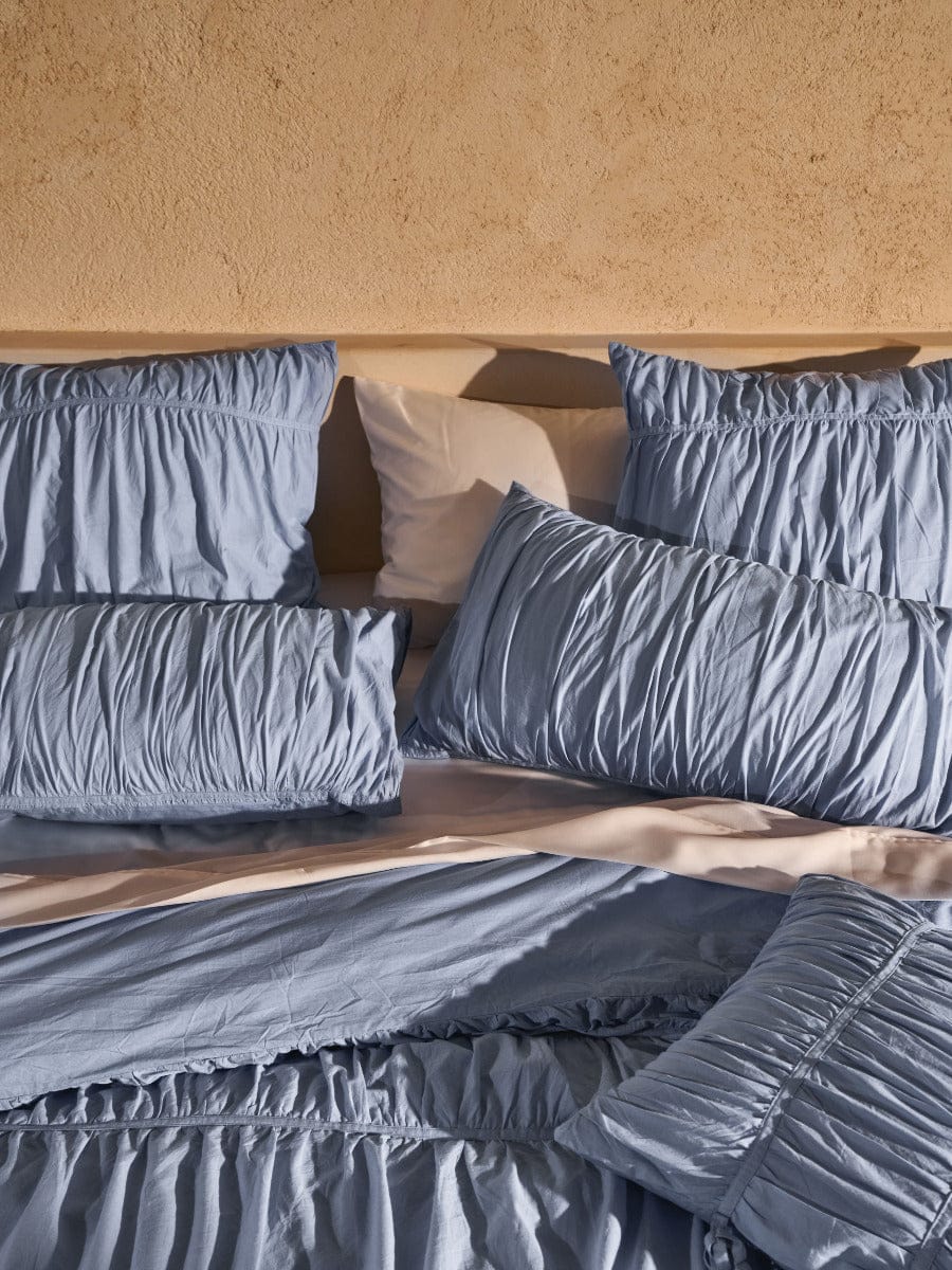 Linen House Quilt Cover LINEN HOUSE LAYLA | BLUEBELL QUILT COVER