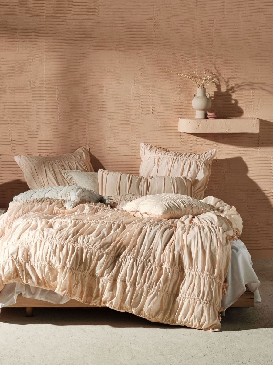 Linen House Quilt Cover LINEN HOUSE LAYLA PINK QUILT COVER SET