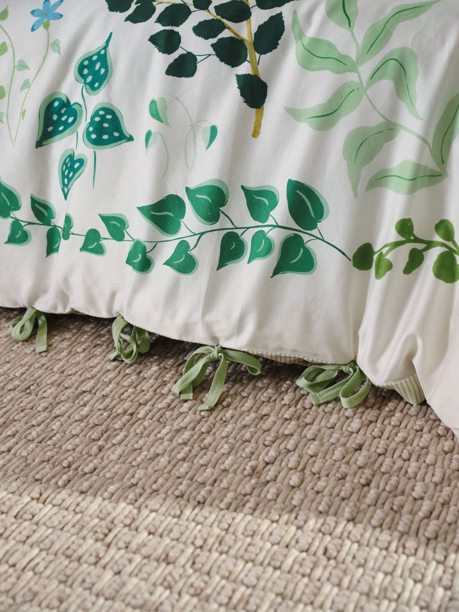 Linen House Quilt Cover LINEN HOUSE LILLY QUILT COVER SET - VANILLA