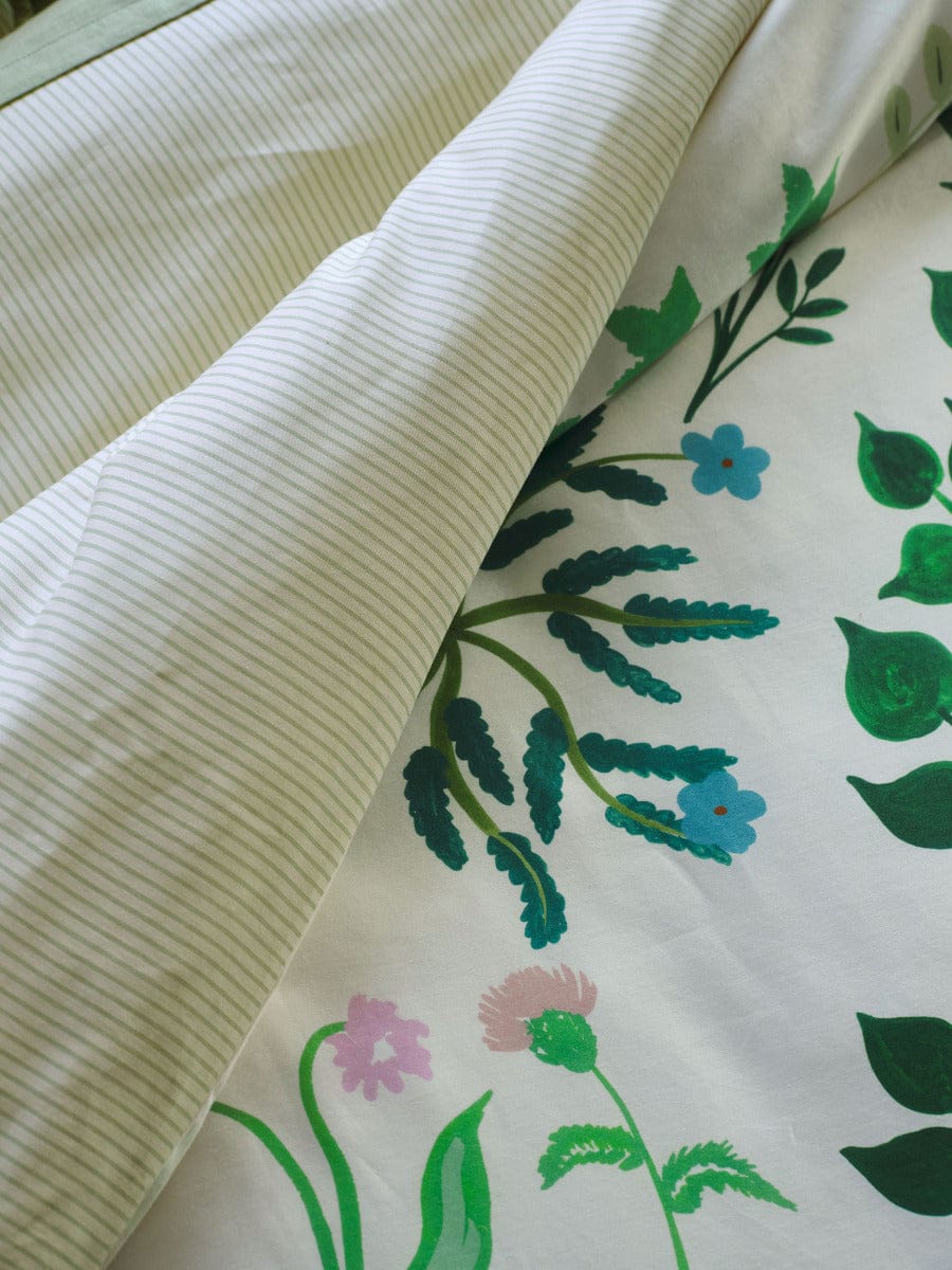 Linen House Quilt Cover LINEN HOUSE LILLY QUILT COVER SET - VANILLA