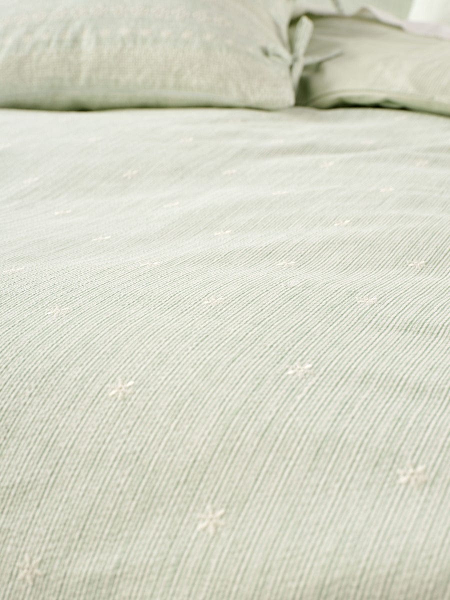 Linen House Quilt Cover LINEN HOUSE LISETTE SEAGLASS QUILT COVER SET