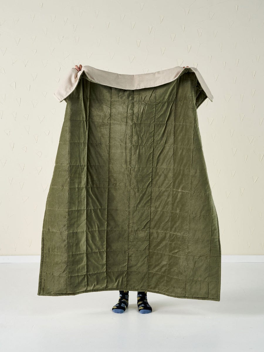 Linen House Blanket Linen House LOFT THROW - MOSS