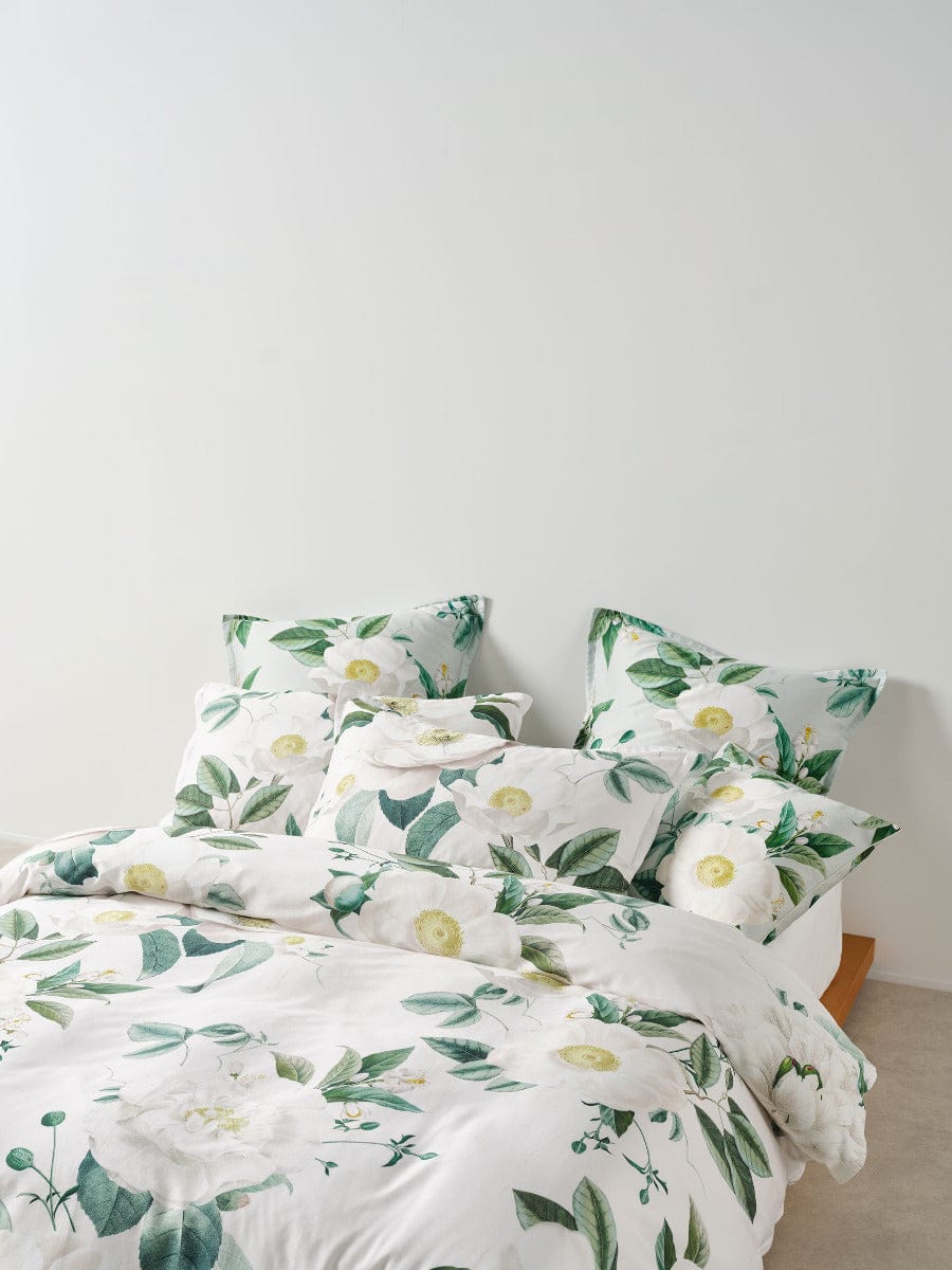 Linen House Quilt Cover LINEN HOUSE LORETTA | VANILLA QUILT COVER