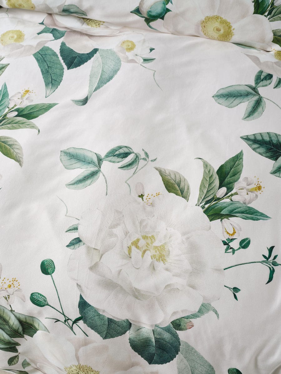Linen House Quilt Cover LINEN HOUSE LORETTA | VANILLA QUILT COVER