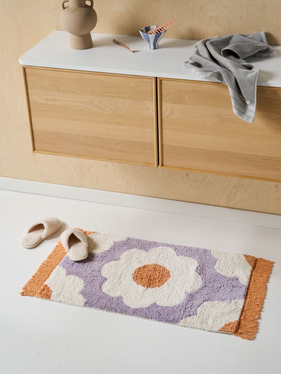 Linen House Bath Mat LINEN HOUSE | LOVE SHACK | MULTI  50X80CM BATH MAT