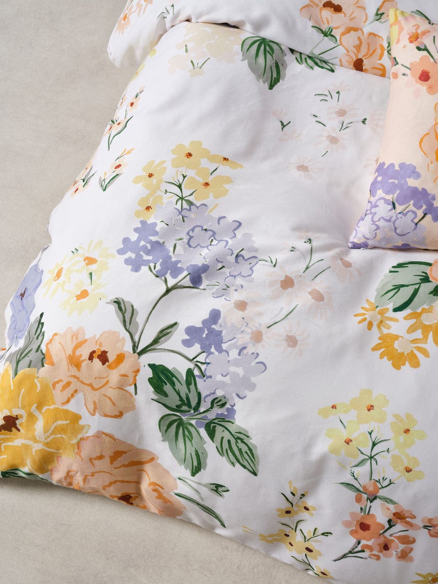 Linen House Quilt Cover LINEN HOUSE LYRA | PEACH QUILT COVER