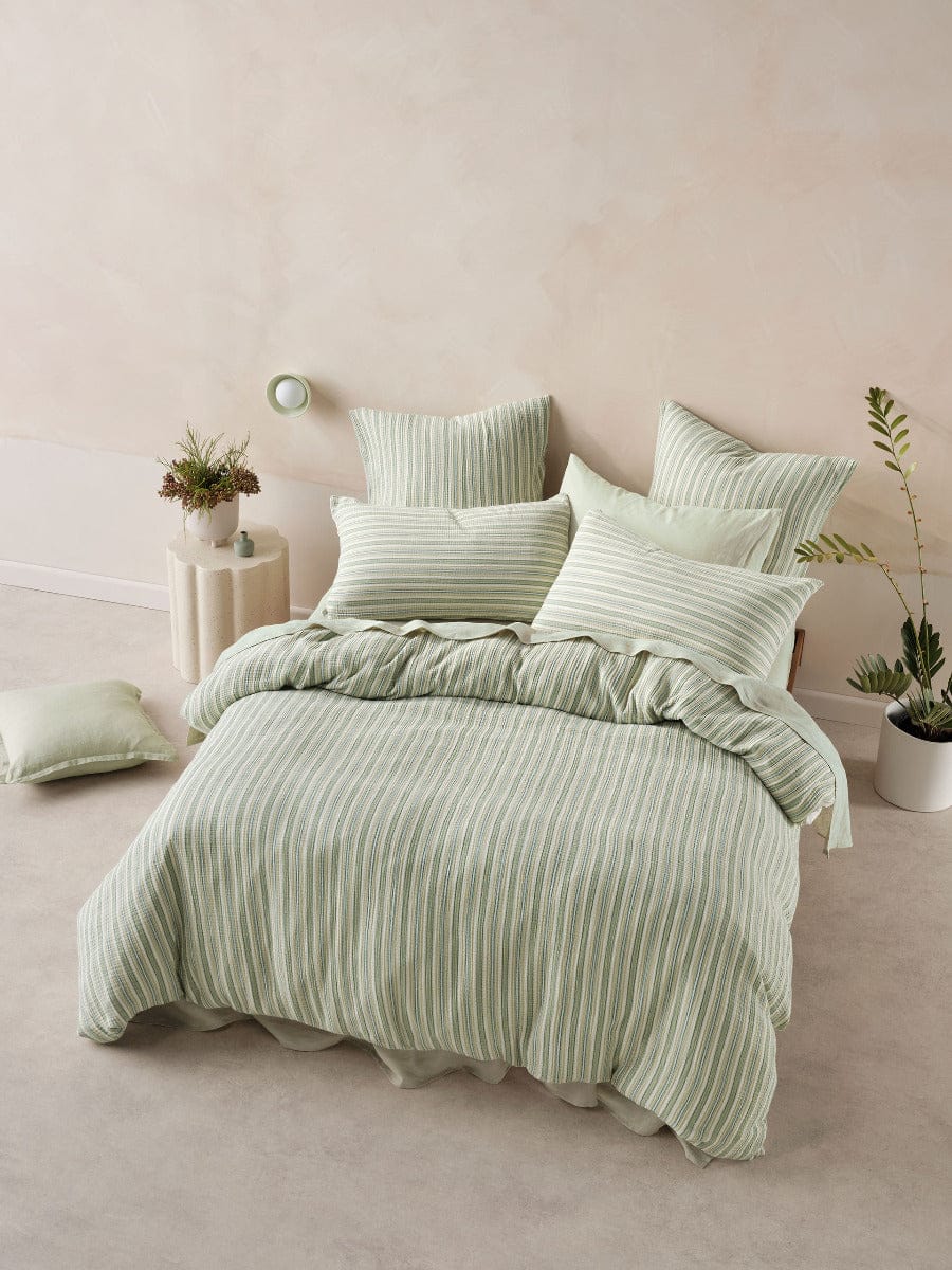 Linen House Quilt Cover LINEN HOUSE MAJORCA LEAF QUILT COVER SET