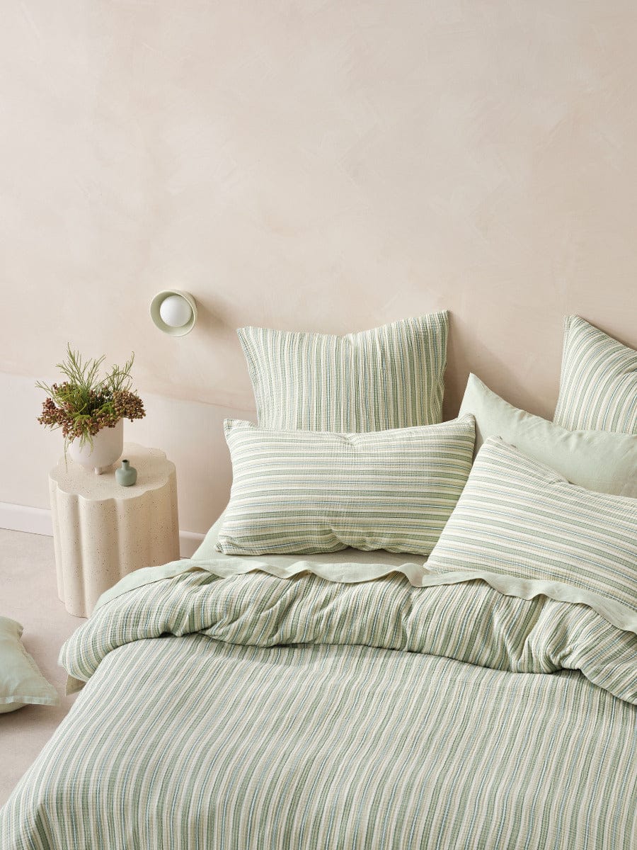 Linen House Quilt Cover LINEN HOUSE MAJORCA LEAF QUILT COVER SET