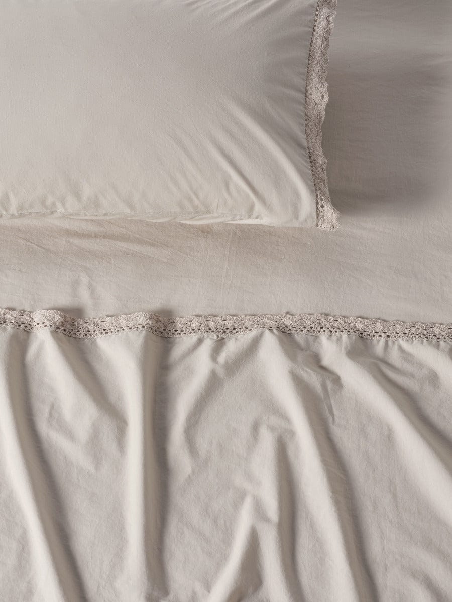 Linen House Bed Sheets LINEN HOUSE MARION NATURAL SHEET SET