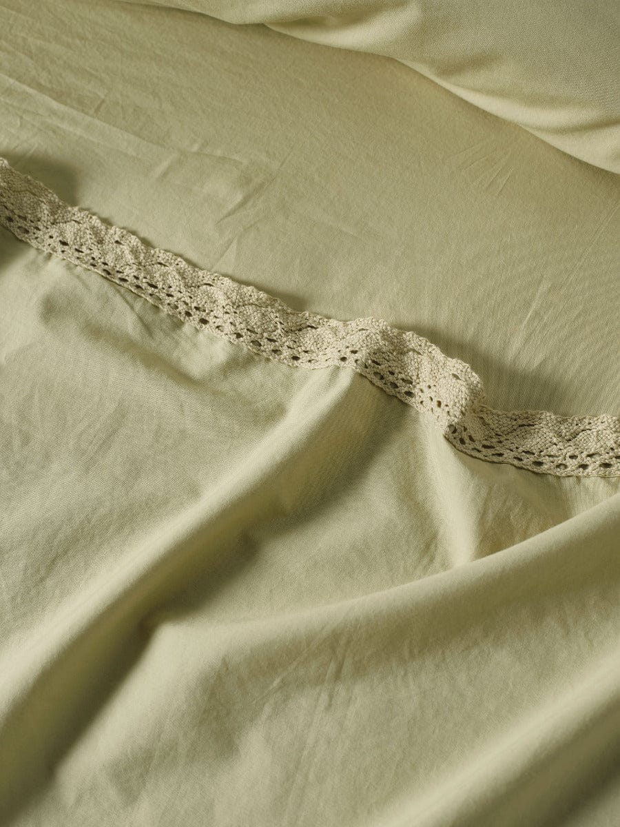 Linen House Bed Sheets LINEN HOUSE MARION PISTACHIO SHEET SET