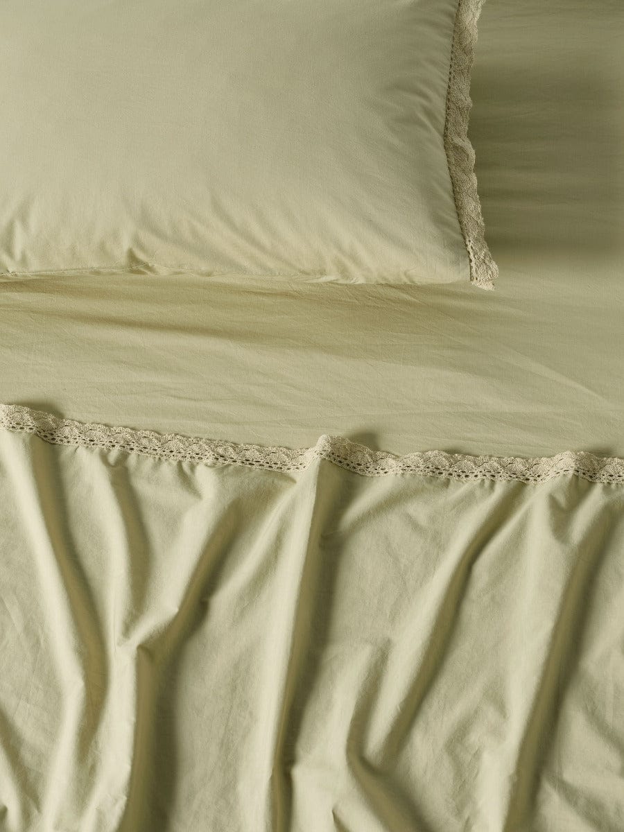 Linen House Bed Sheets LINEN HOUSE MARION PISTACHIO SHEET SET
