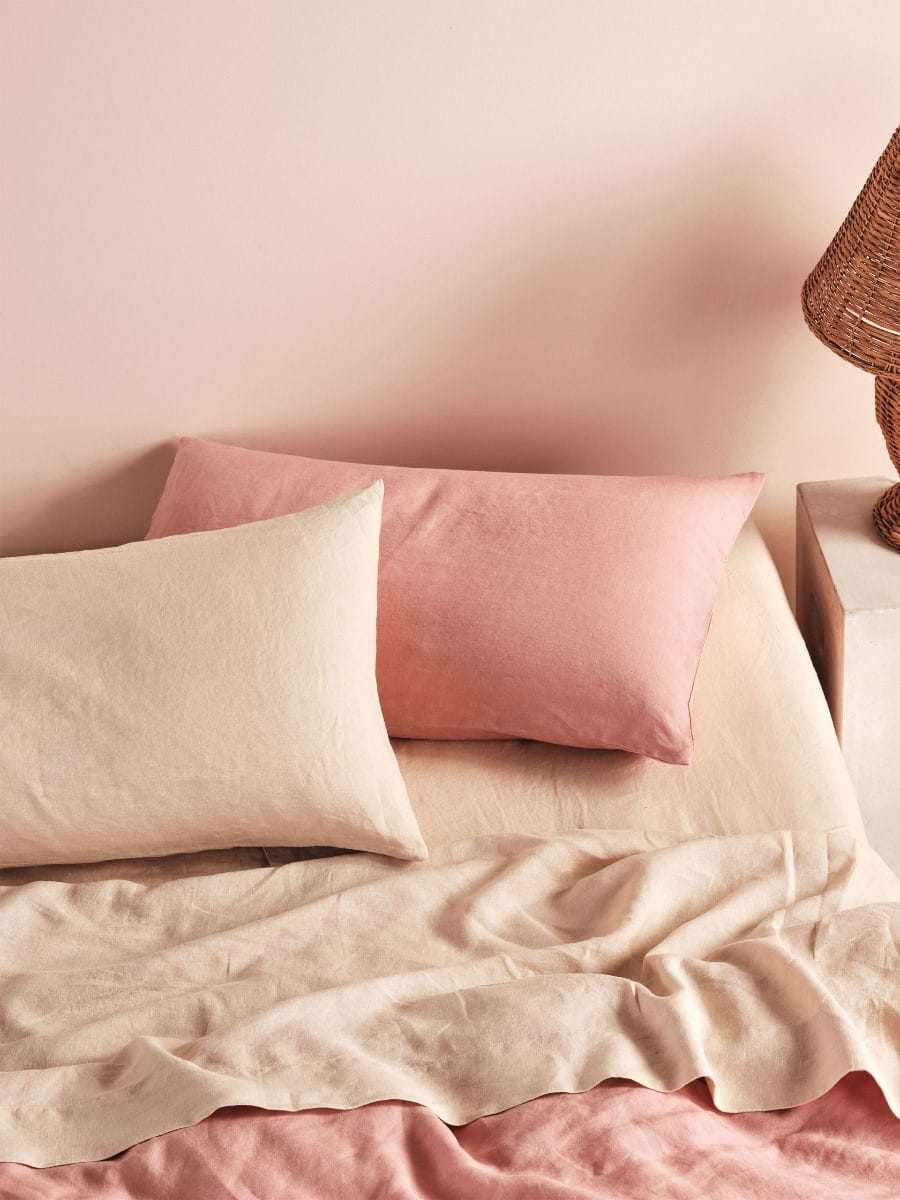 Linen House Quilt Cover LINEN HOUSE NIMES ROSETTE LINEN QUILT COVER SET