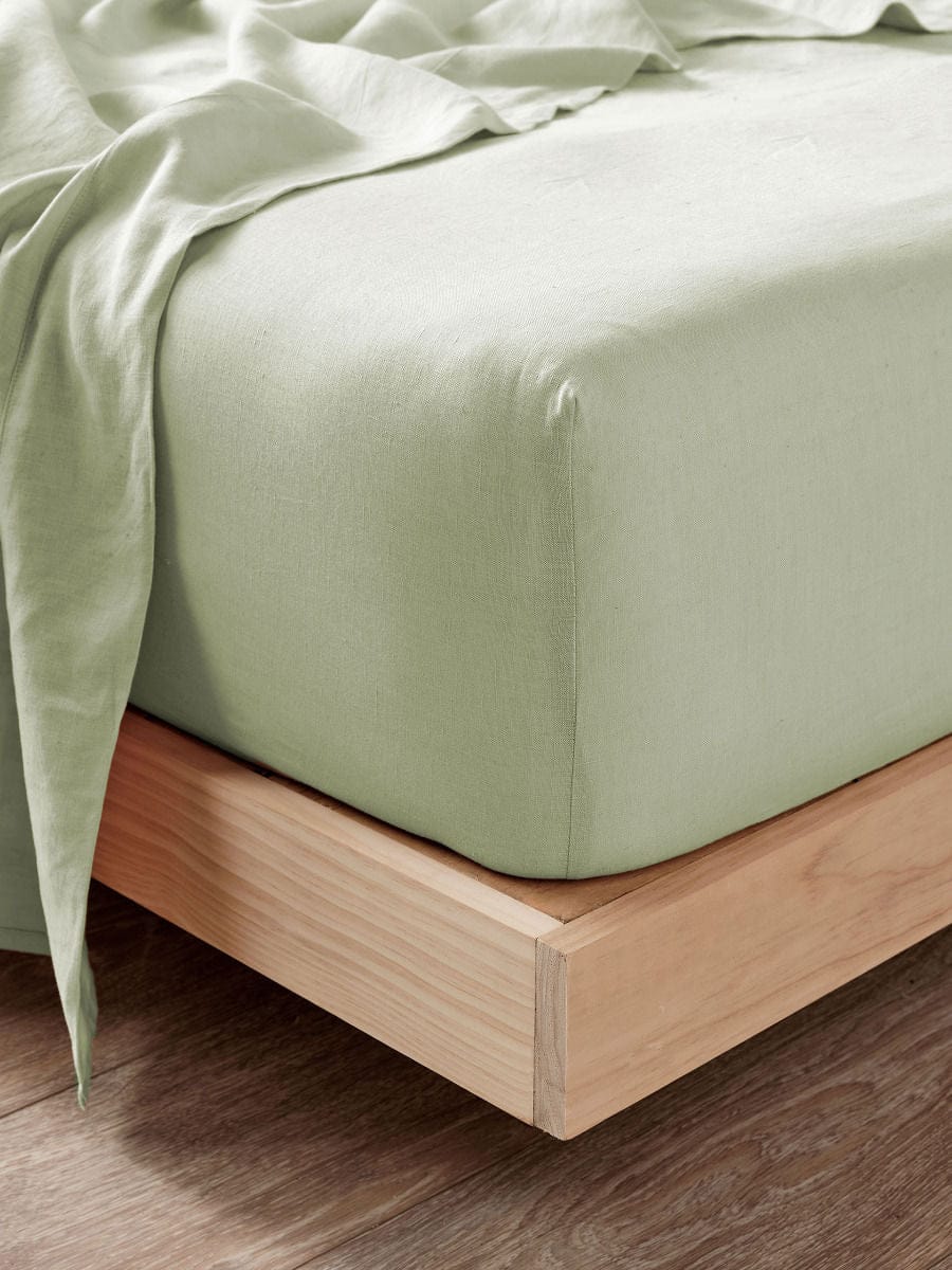 Linen House Bed Sheets LINEN HOUSE NIMES SHEET SET - WASABI