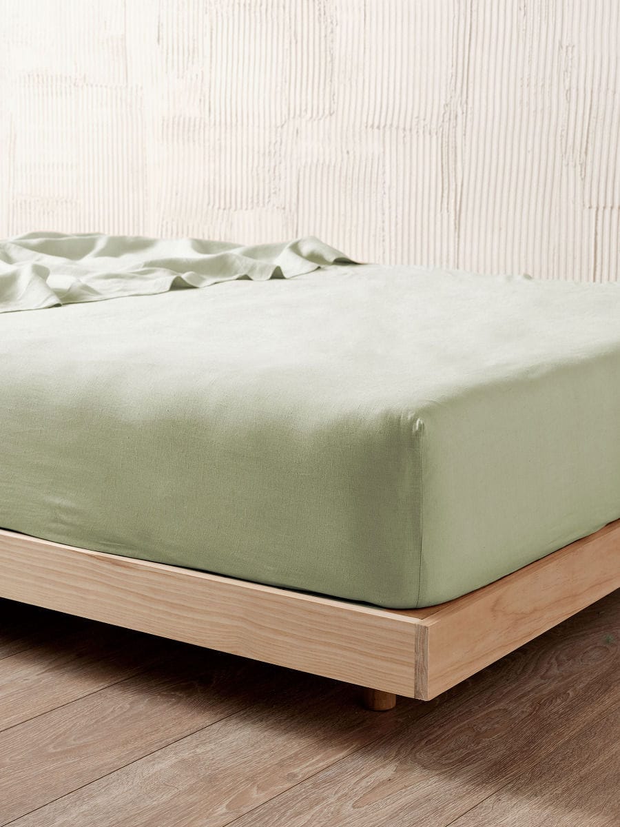 Linen House Bed Sheets LINEN HOUSE NIMES SHEET SET - WASABI