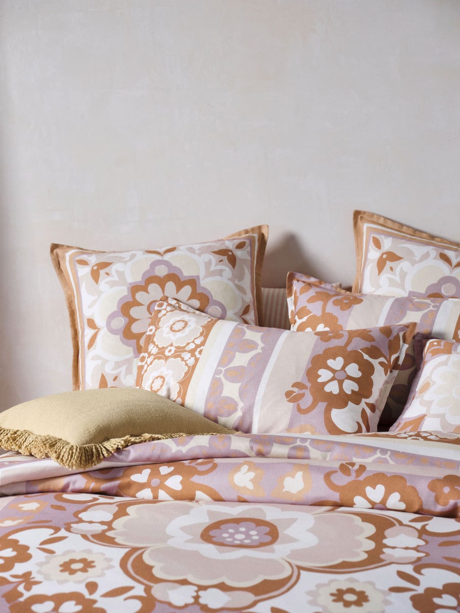 Linen House Quilt Cover LINEN HOUSE PALOMA - LAVENDER QUILT COVER SET