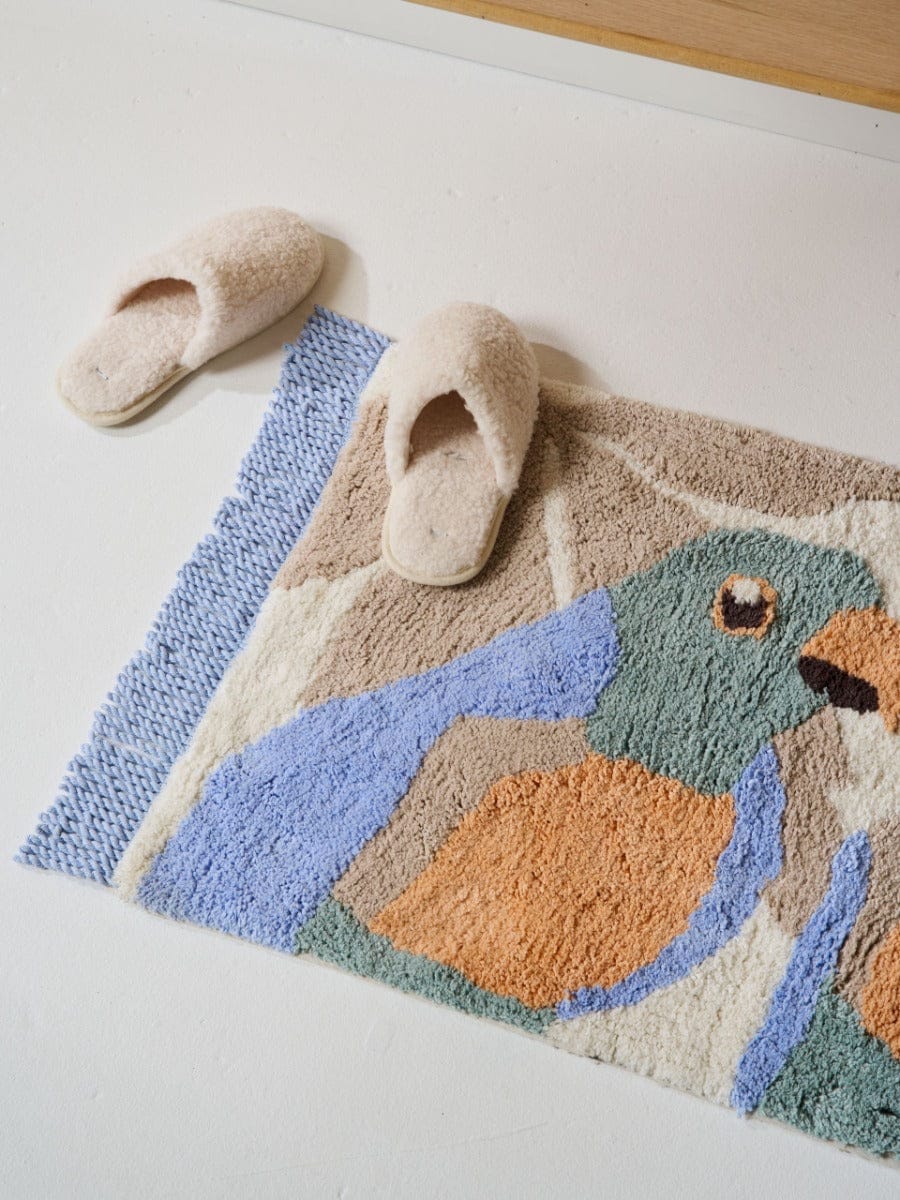 Linen House Bath Mat LINEN HOUSE | PARROTS MULTI 50X80CM BATH MAT