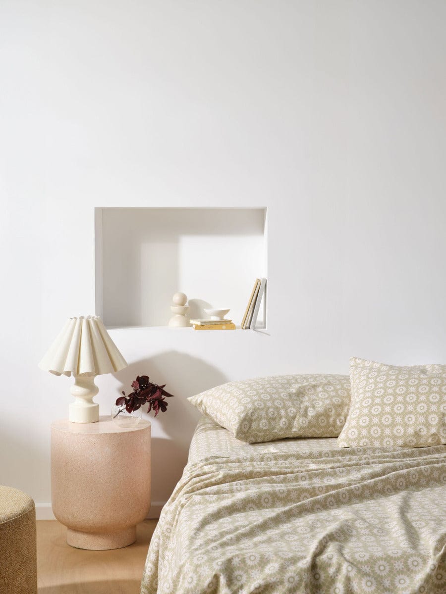 Linen House Bed Sheets LINEN HOUSE PLAIN DYED FLANNELETTE SHEET SET  - BENINA