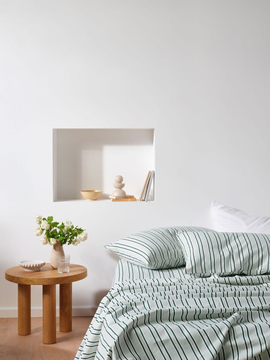 Linen House Bed Sheets LINEN HOUSE PLAIN DYED FLANNELETTE SHEET SET  - CHEYENE
