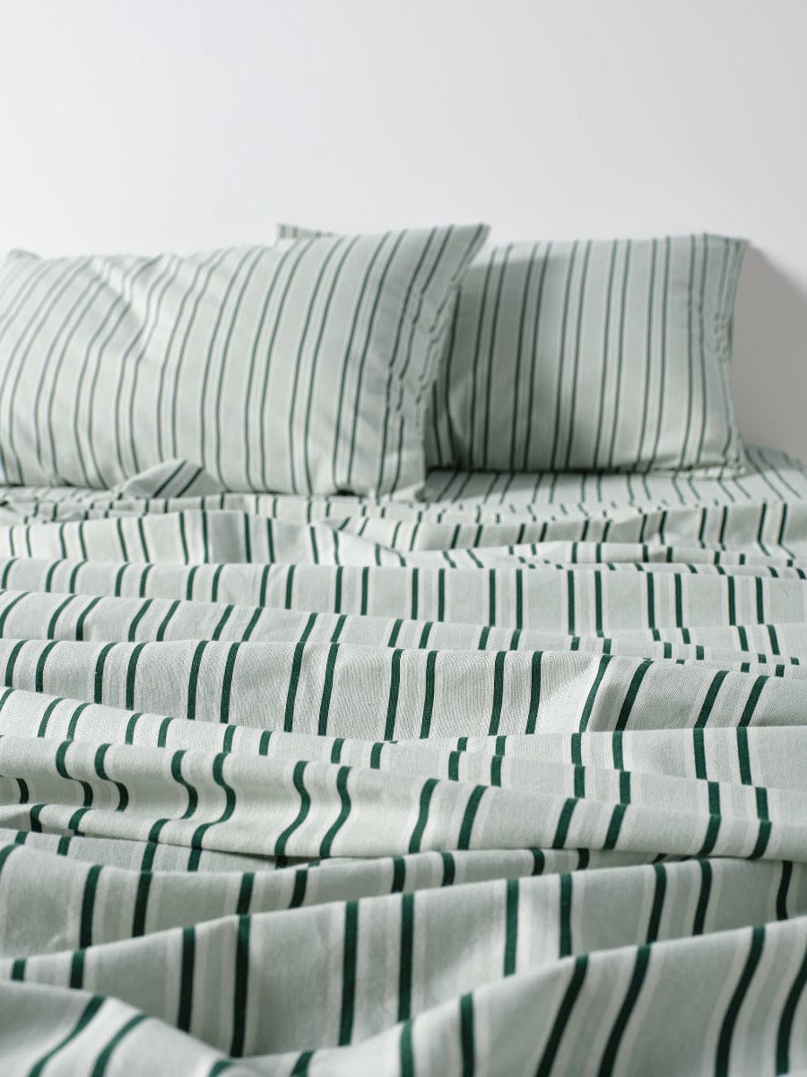 Linen House Bed Sheets LINEN HOUSE PLAIN DYED FLANNELETTE SHEET SET  - CHEYENE