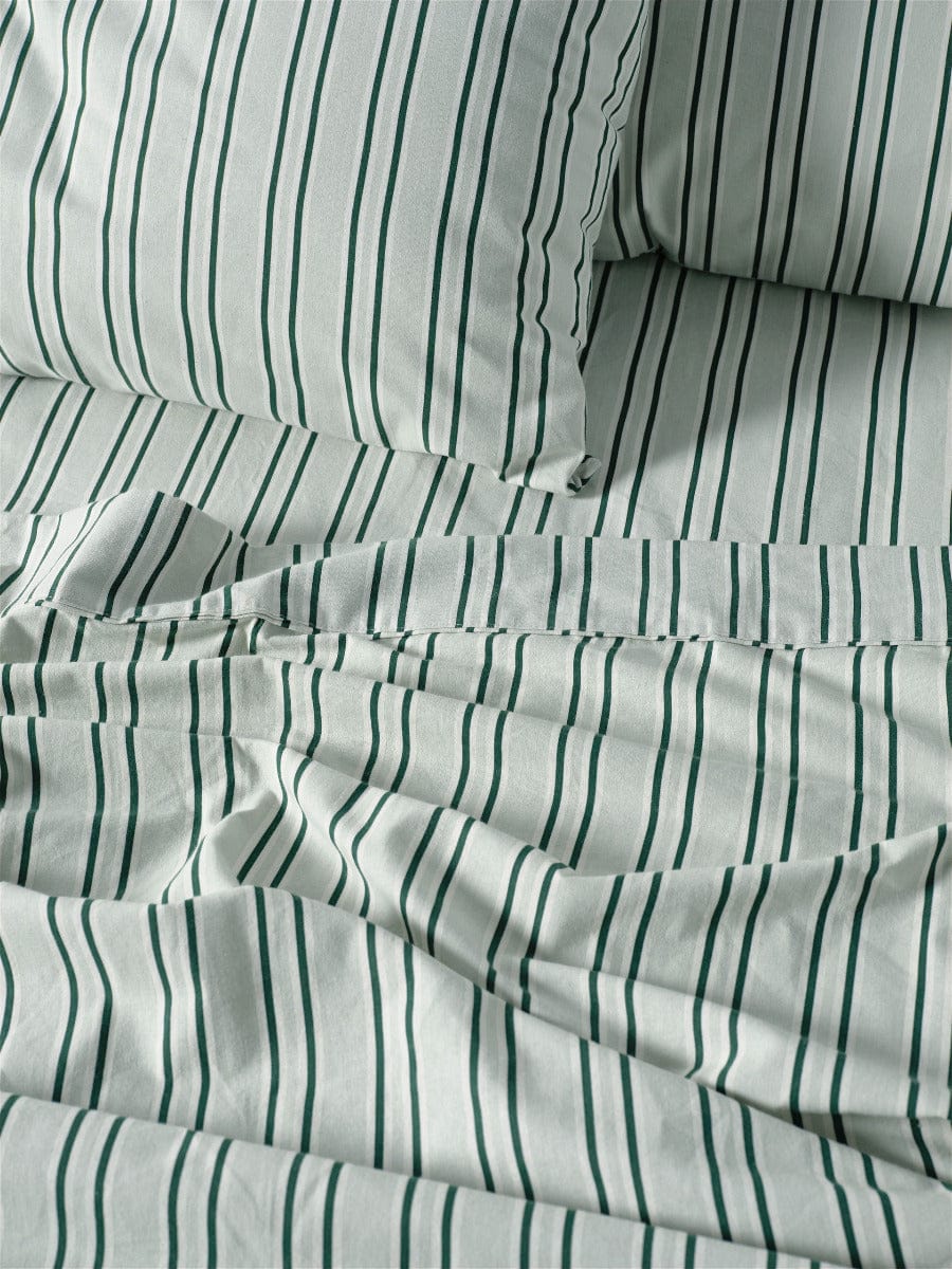 Linen House Bed Sheets LINEN HOUSE PLAIN DYED FLANNELETTE SHEET SET  - CHEYENE