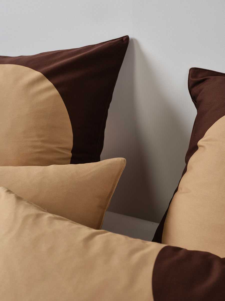 Linen House Quilt Cover LINEN HOUSE PLUTO | CLAY and OLIVE QUILT COVER SET