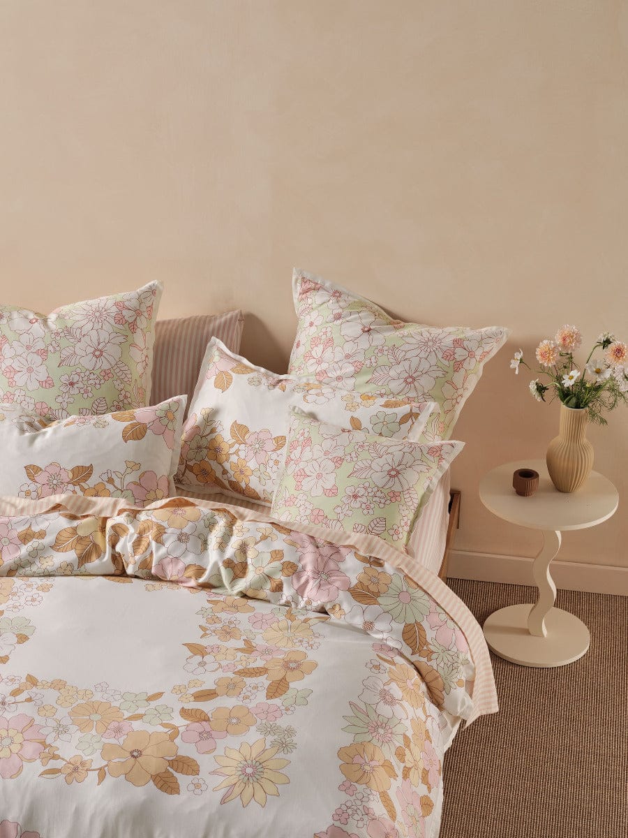 Linen House Quilt Cover LINEN HOUSE POPPY MULTI QUILT COVER SET