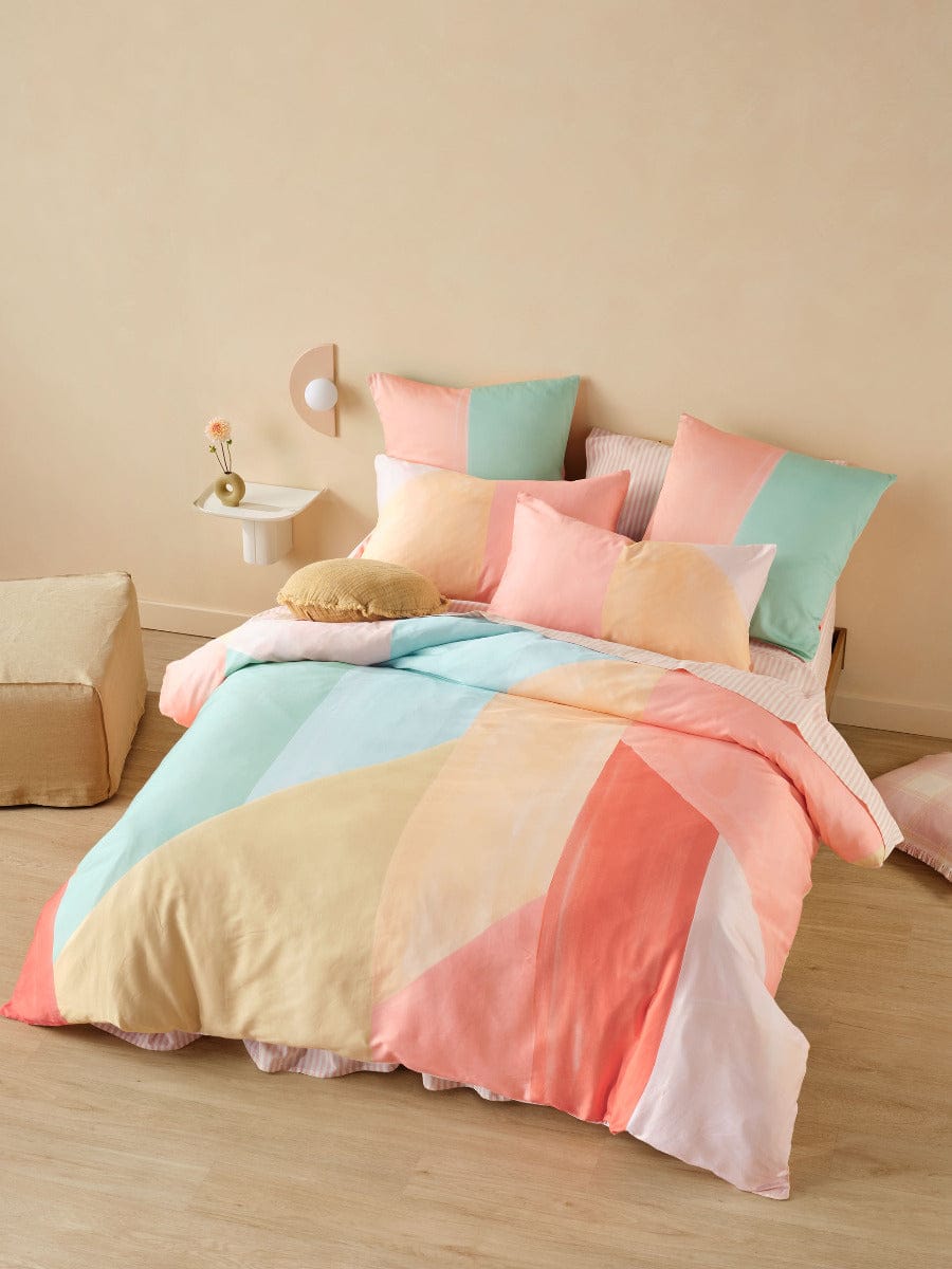 Linen House Quilt Cover LINEN HOUSE QUINNE MULTI QUILT COVER SET