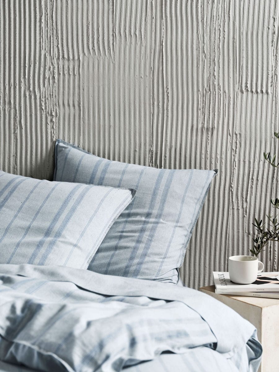 Linen House Quilt Cover LINEN HOUSE REJEANERATION HALI SILVER QUILT COVER SET