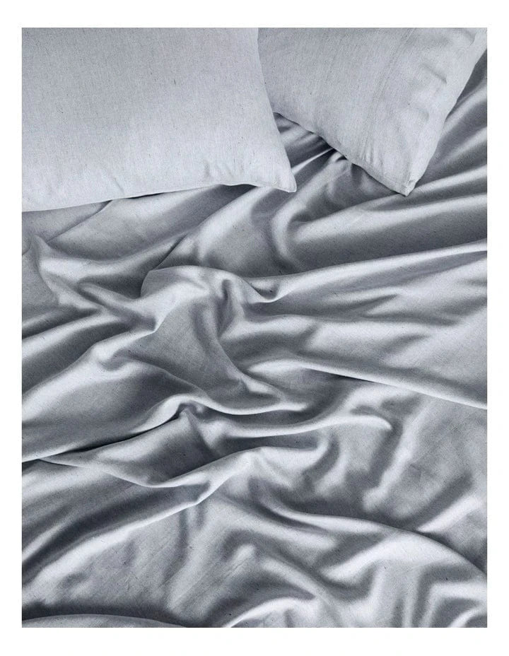 Linen House Bed Sheets LINEN HOUSE REJEANERATION RIALTA SHEET SET SILVER