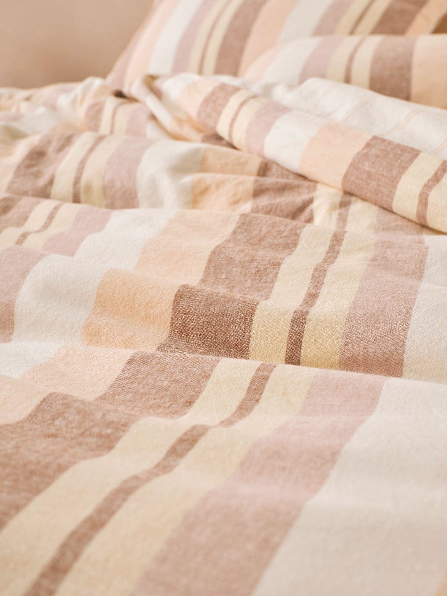 Linen House Quilt Cover LINEN HOUSE REVERIE PEACH QUILT COVER SET