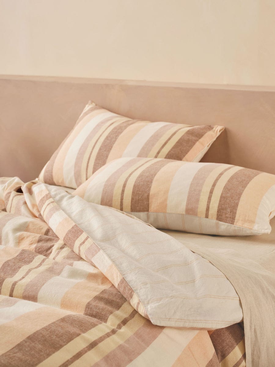 Linen House Quilt Cover LINEN HOUSE REVERIE PEACH QUILT COVER SET
