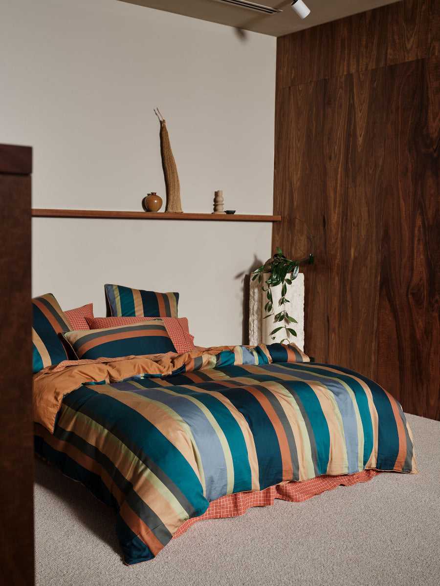 Linen House Quilt Cover LINEN HOUSE RODGERS | GINGER QUILT COVER SET