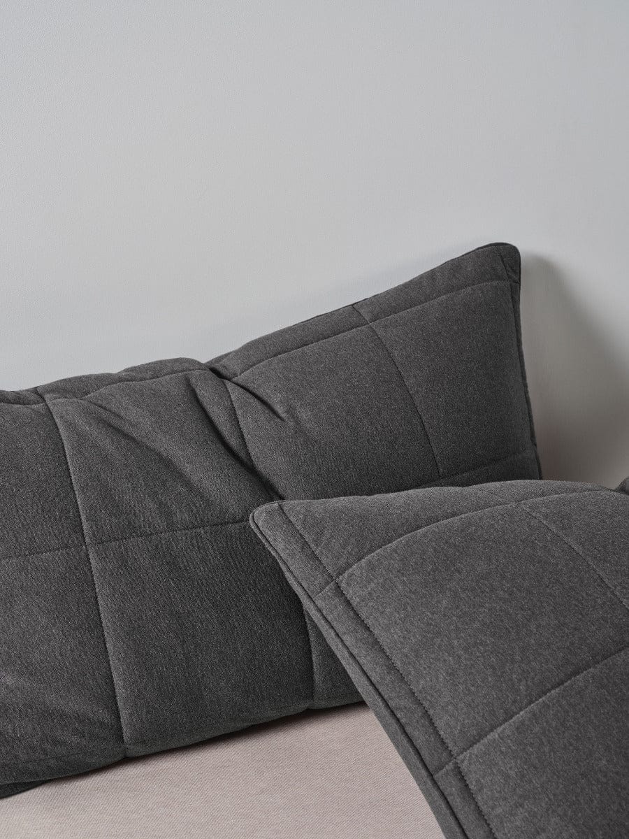 Linen House Quilt Cover LINEN HOUSE RYLAND | CHARCOAL QUILT COVER