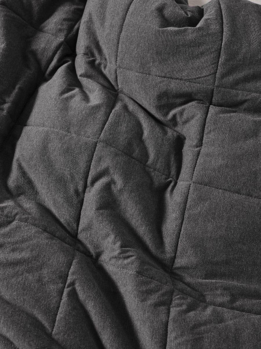 Linen House Quilt Cover LINEN HOUSE RYLAND | CHARCOAL QUILT COVER