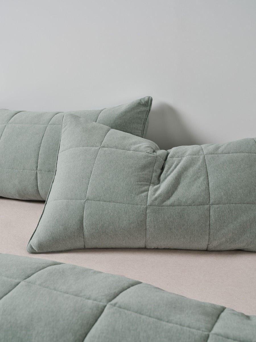 Linen House Quilt Cover LINEN HOUSE RYLAND | EUCALYPTUS QUILT COVER