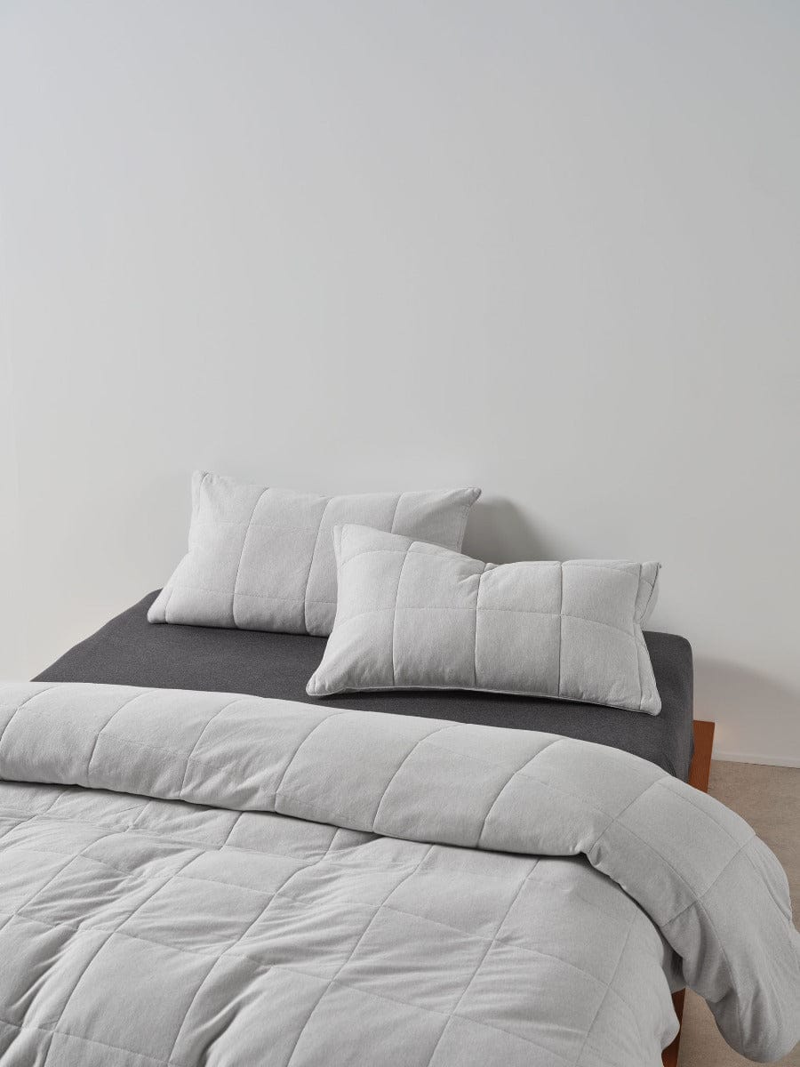 Linen House Quilt Cover LINEN HOUSE RYLAND | GREY QUILT COVER