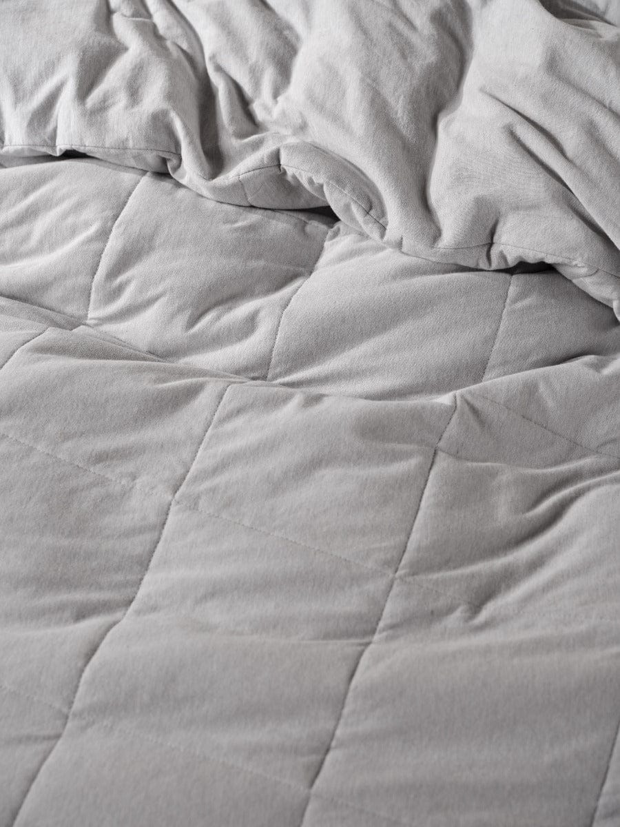 Linen House Quilt Cover LINEN HOUSE RYLAND | GREY QUILT COVER