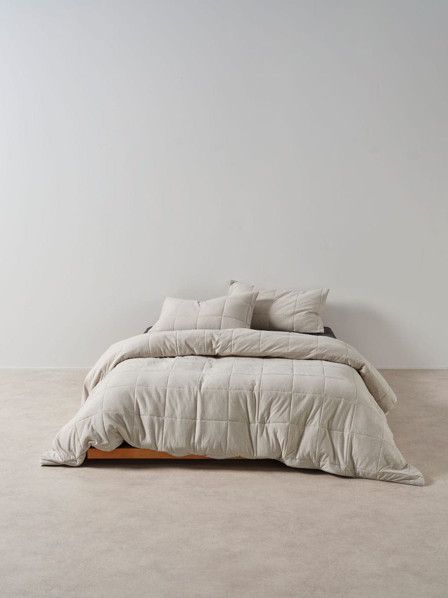 Linen House Quilt Cover LINEN HOUSE RYLAND | PEBBLE QUILT COVER