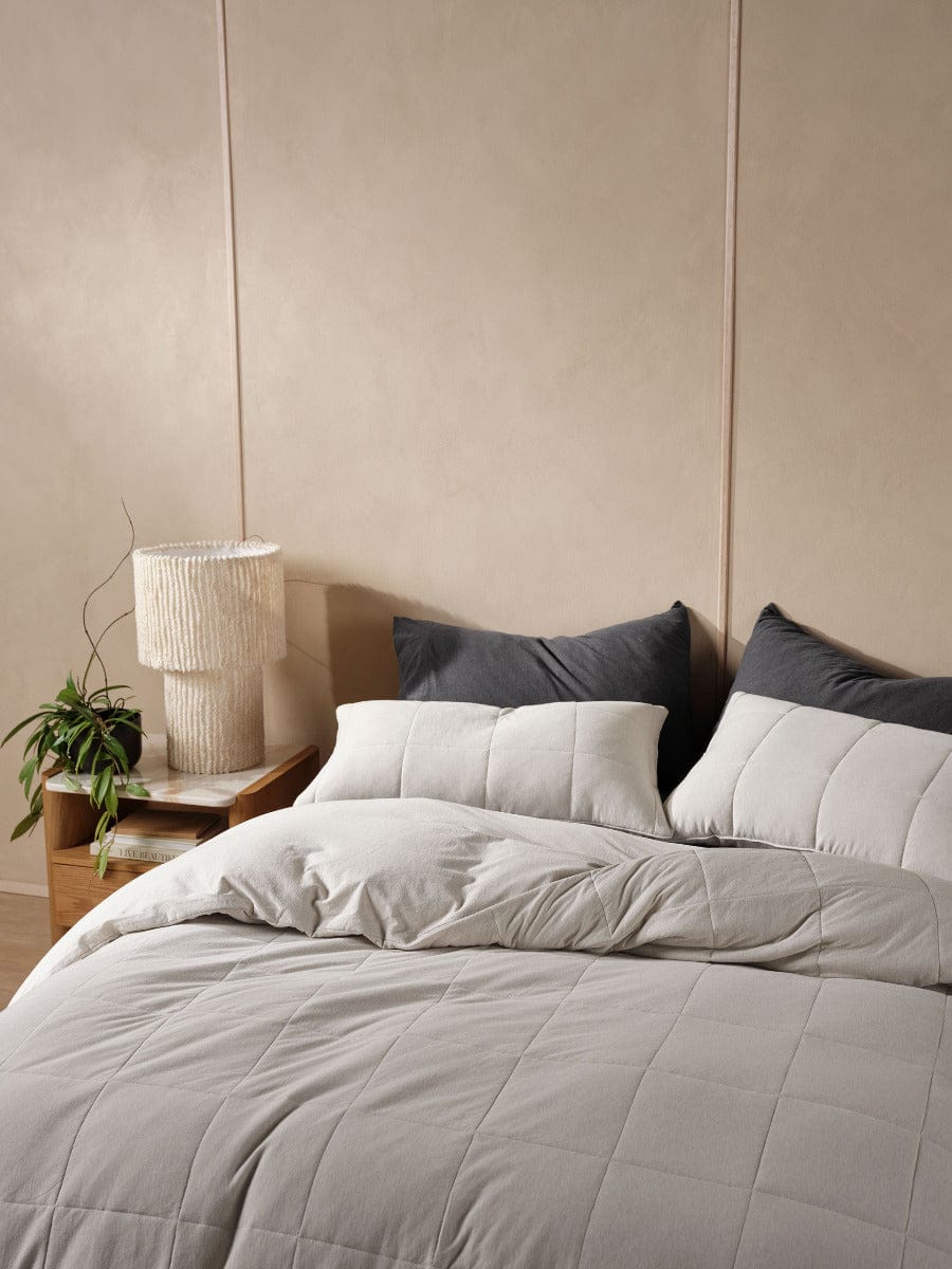 Linen House Quilt Cover LINEN HOUSE RYLAND | PEBBLE QUILT COVER