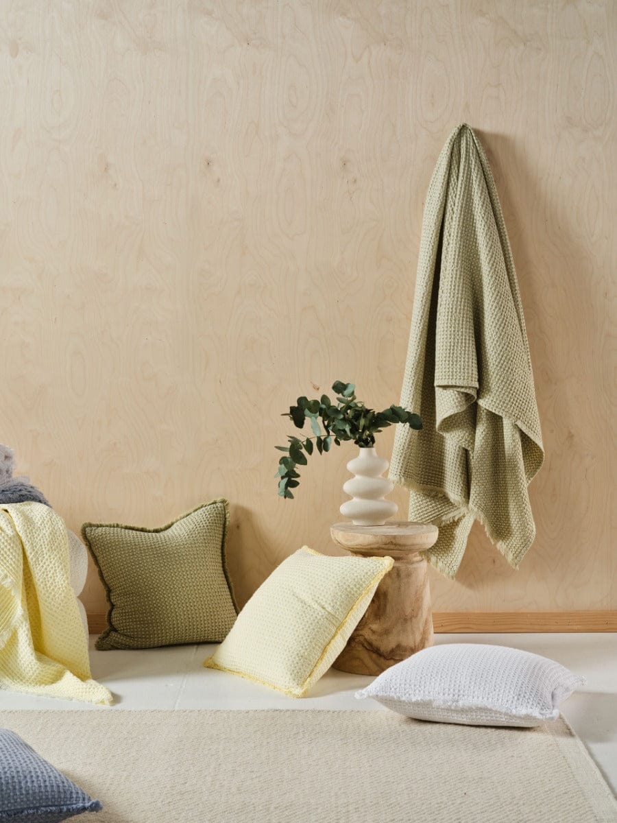 Linen House Pillows/Cushions LINEN HOUSE SALTWATER | BUTTER CUSHION