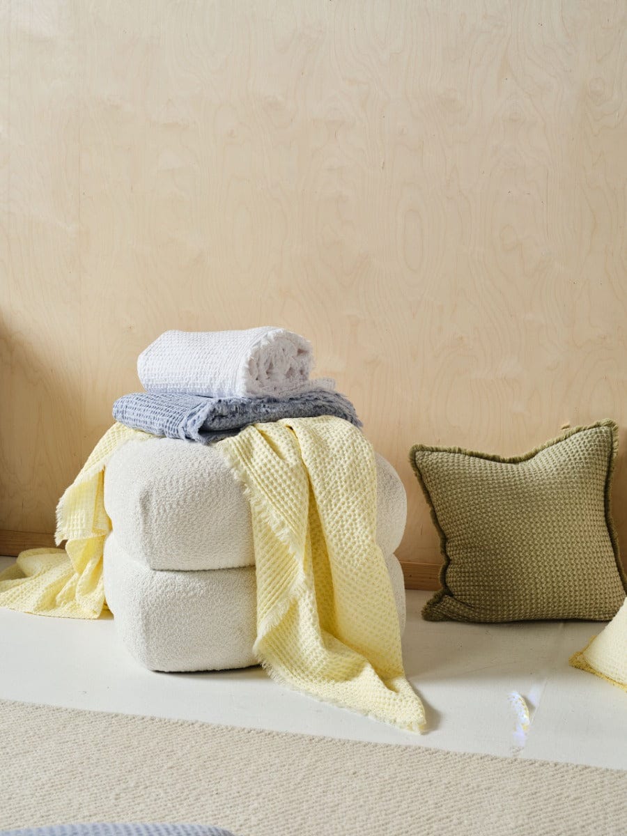 Linen House Blanket LINEN HOUSE SALTWATER | BUTTER THROW