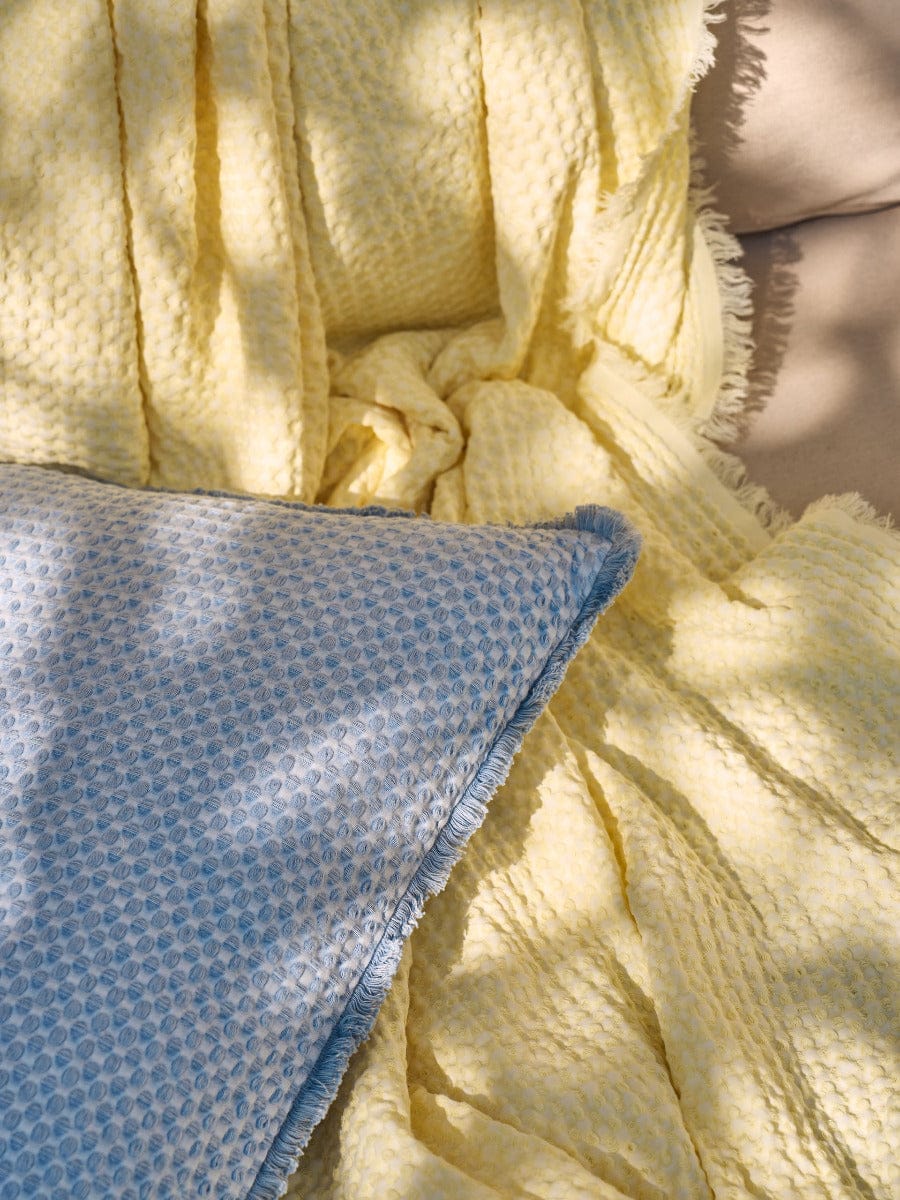 Linen House Blanket LINEN HOUSE SALTWATER | BUTTER THROW