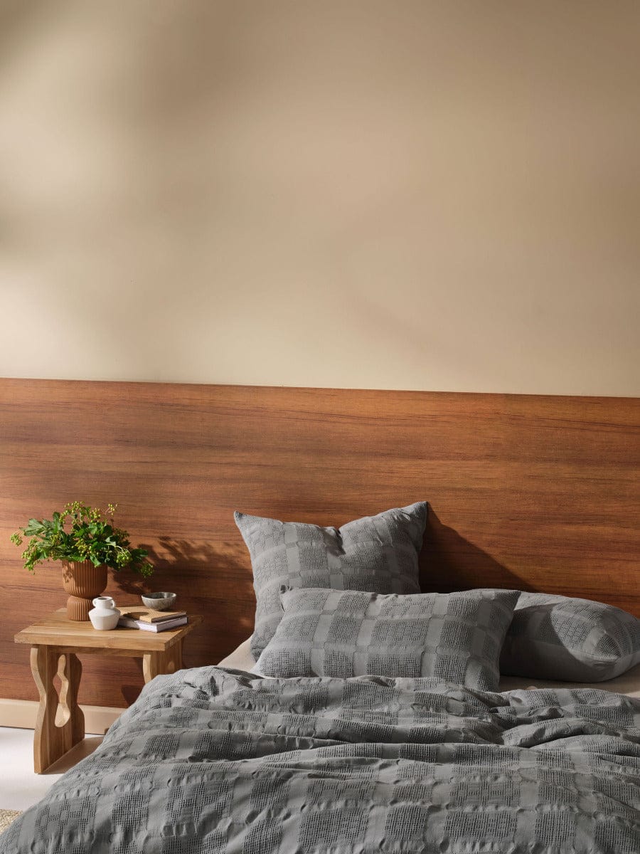 Linen House Quilt Cover LINEN HOUSE SEREN QUILT COVER SET - SHADOW