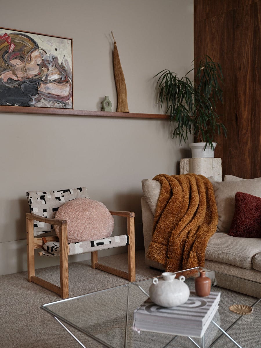 Linen House Pillows/Cushions LINEN HOUSE SHETLAND ROUND CUSHION
