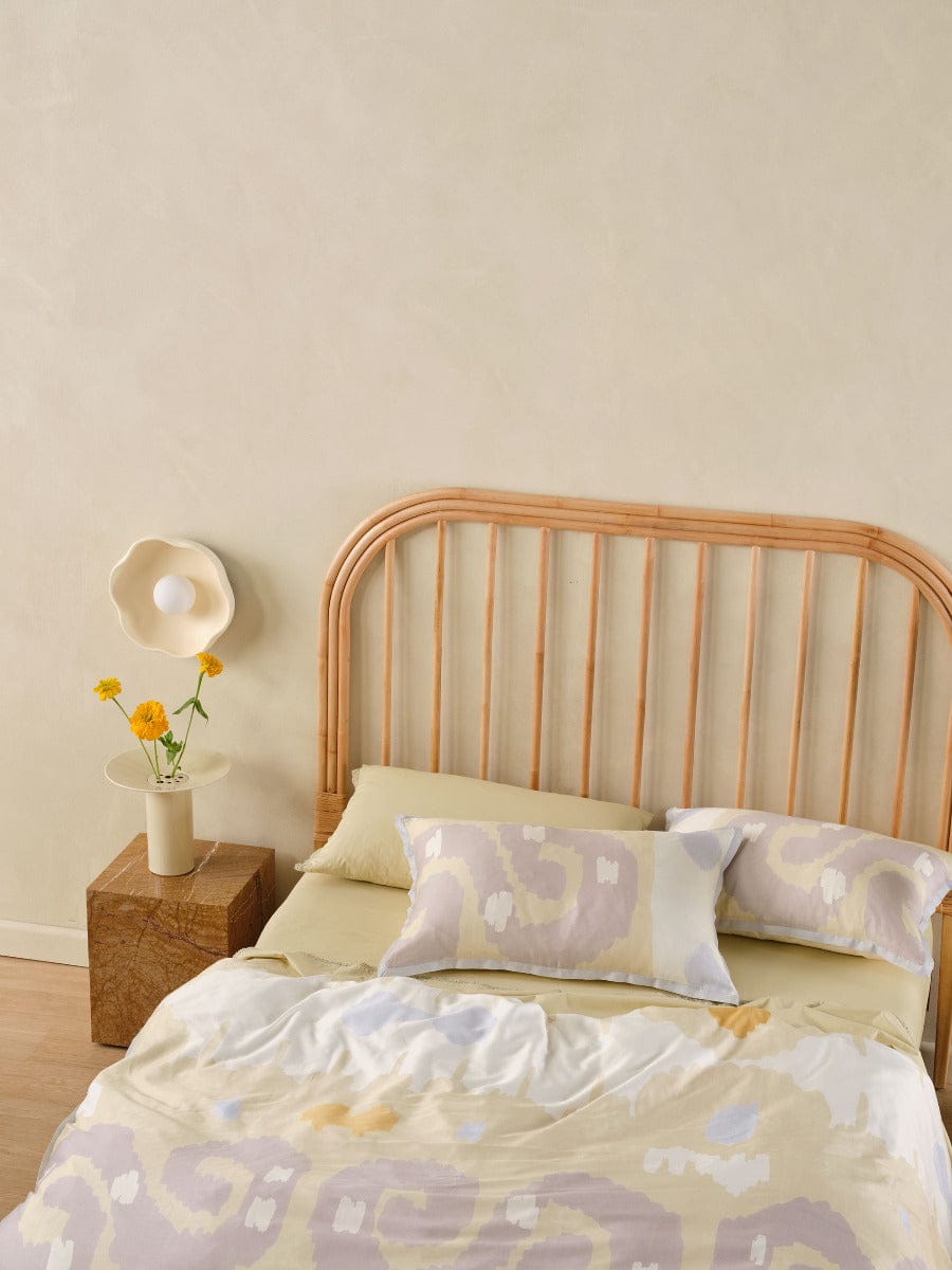 Linen House Quilt Cover LINEN HOUSE SIVAN PISTACHIO QUILT COVER SET